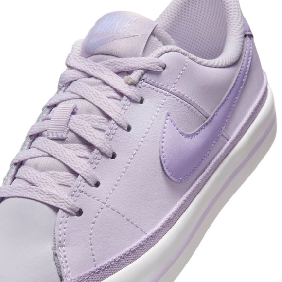 BRAND NEW girl youth nike Nike court legacy leather velcro shoes 2Y 3Y 7Y - Picture 5 of 10